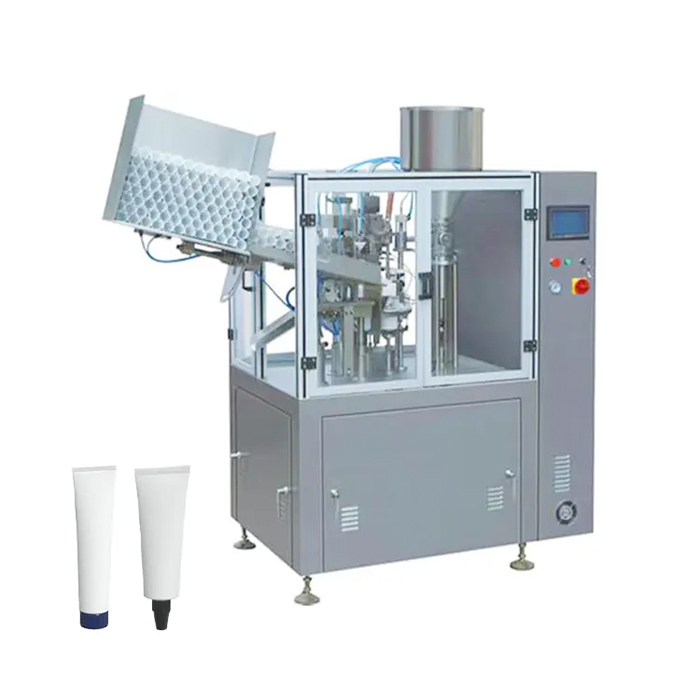 ස්වයංක්‍රීය අතිධ්වනික ප්ලාස්ටික් ටියුබ් පිරවුම් මුද්‍රා යන්ත්‍රය