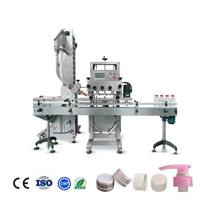 ෂැම්පූ සඳහා සම්පූර්ණ ස්වයංක්‍රීය වීදුරු බෝතල් ආවරණ යන්ත්‍රය