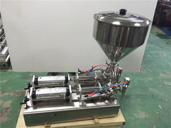 පුළුල් ලෙස භාවිතා කරන ද්විත්ව හිස් ස්ට්රෝබෙරි ජෑම් පිරවුම් යන්ත්රය 