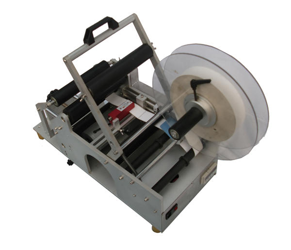 කර්මාන්තශාලා බෝතල් අර්ධ ස්වයංක්‍රීය ලේබල් කිරීමේ යන්ත්‍රය